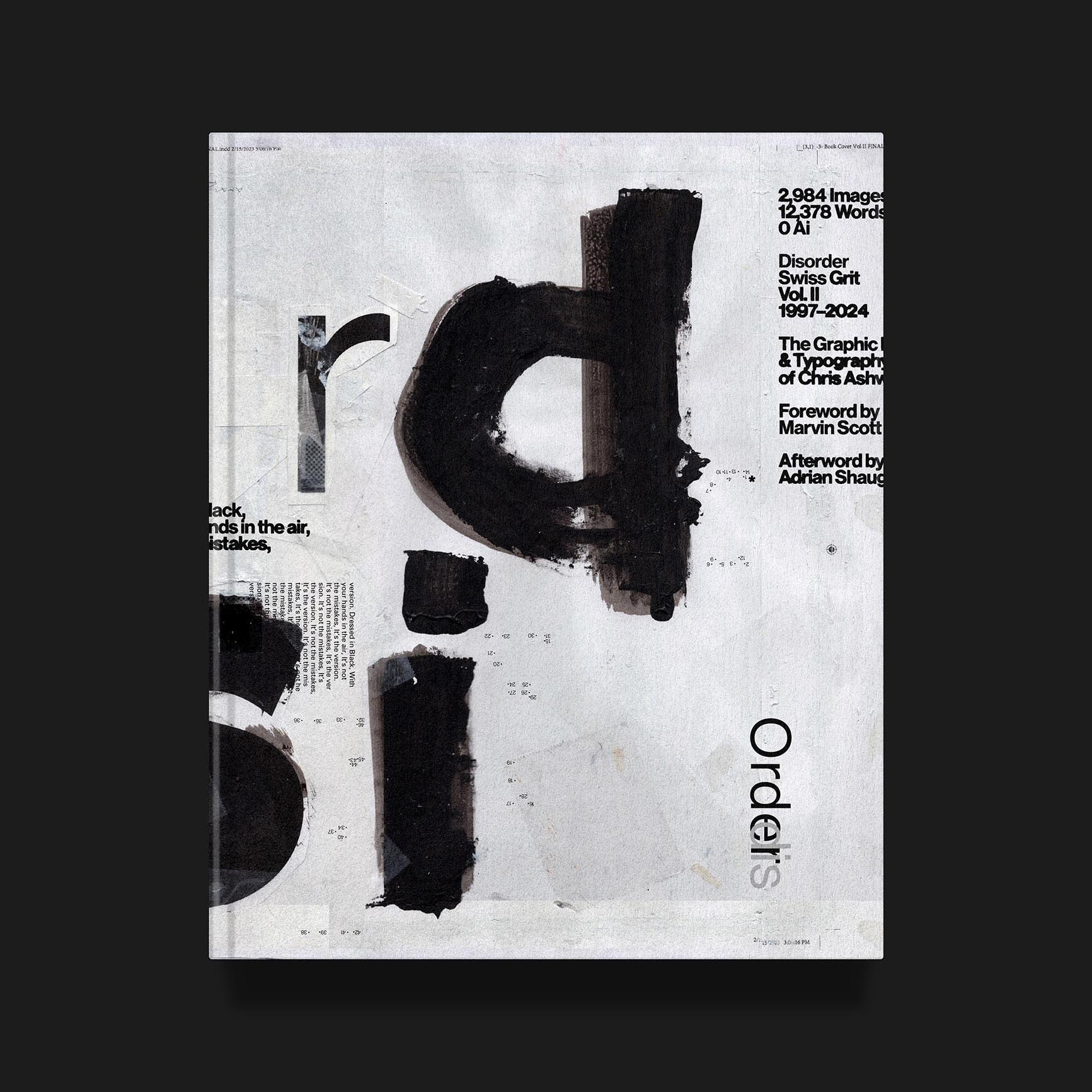 Disorder: The Book (Signed)